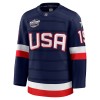 USA Trikot 4 Nations Face Off 2025 Fanatics Premium Matthew Tkachuk Navy - Herren
